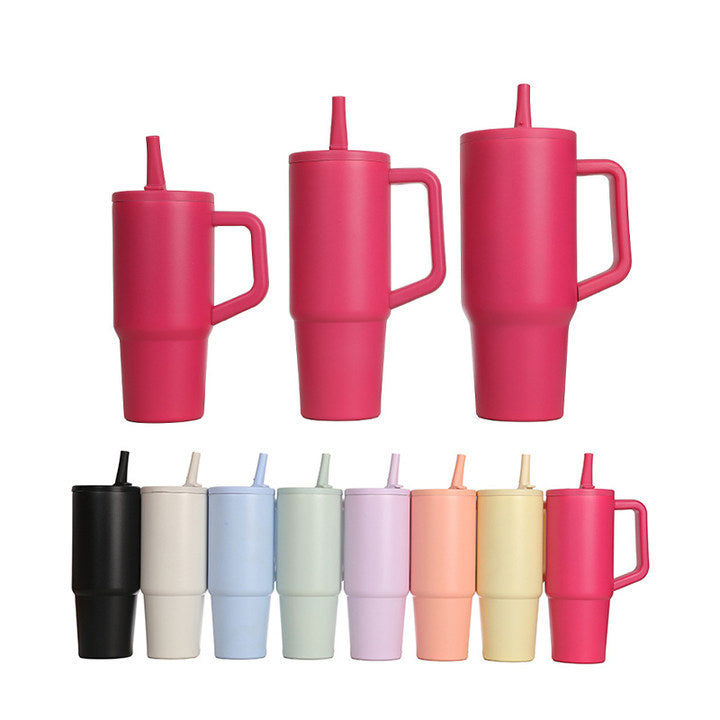 40 oz Coated No Spill Stainless Steel Tumbler