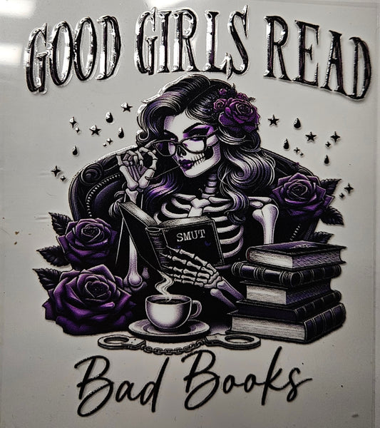 Decal Good Girls Read Bad Books