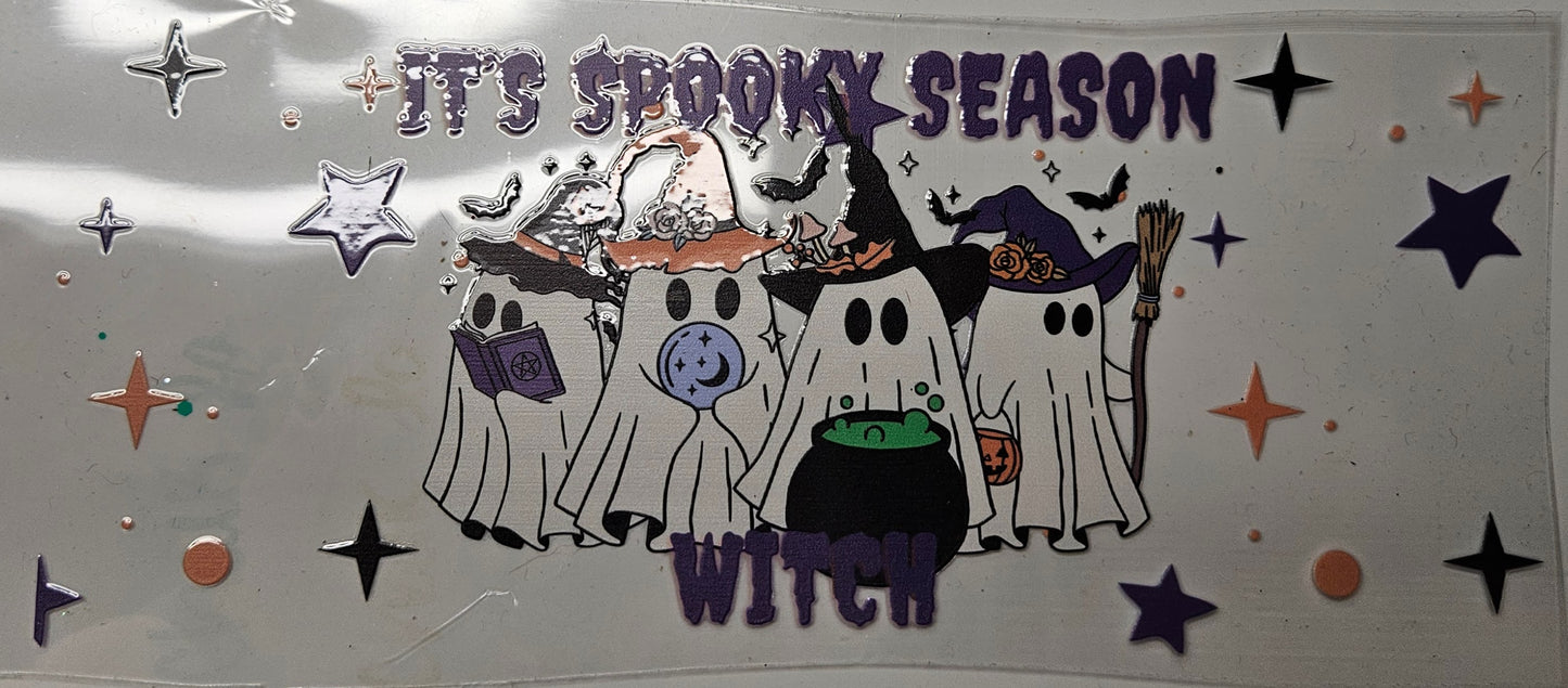 16 oz Wrap It's Spooky Season Witchy Ghosts