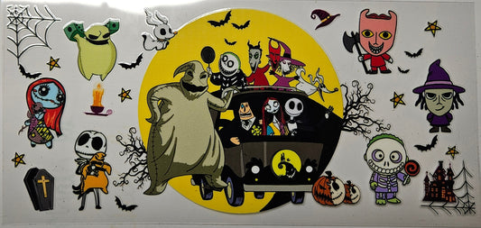 16 oz Wrap Halloween Characters W/ Van