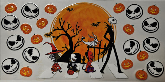 16 oz Wrap Walking Pumpkin Character