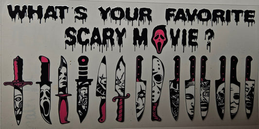 16 oz Wrap What's your Favorite Scary Movie? Character