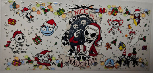 16 oz Wrap Nice or Naughty? Halloween Character