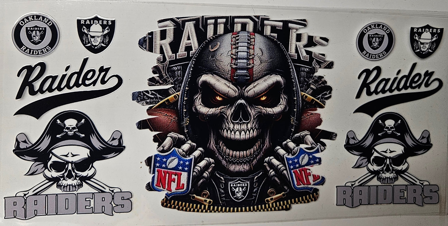 16 oz Wrap Raiders Football