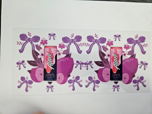 16 oz Wrap Purple Energy Drink