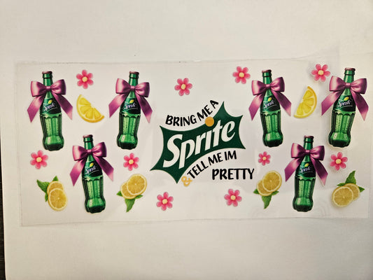 16 oz Wrap Green Lime Soda