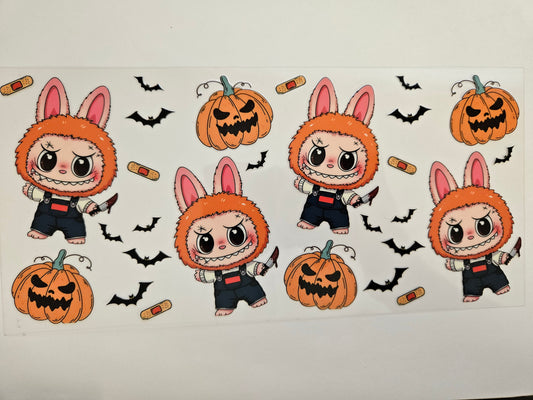 16 oz Wrap Labubu Pumpkin
