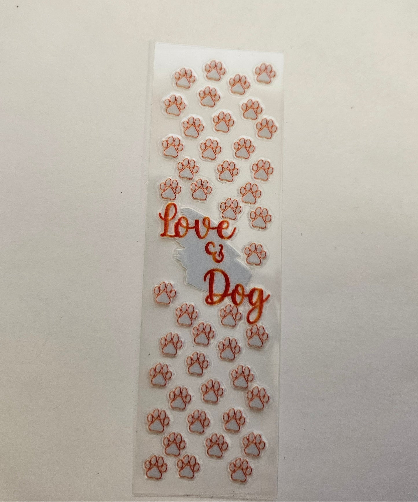 Pen/Bookmark Wrap Love & Dog
