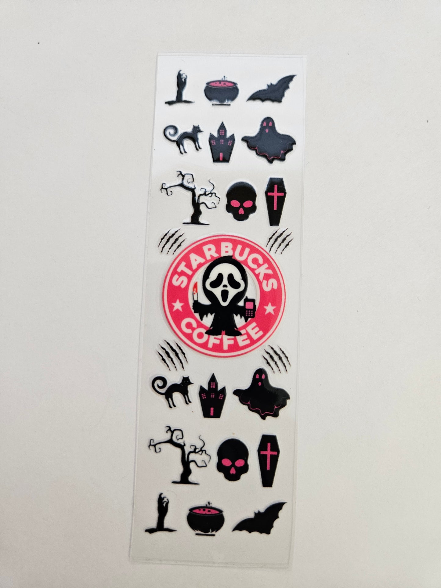 Pen/Bookmark Wrap Halloween Drink Character
