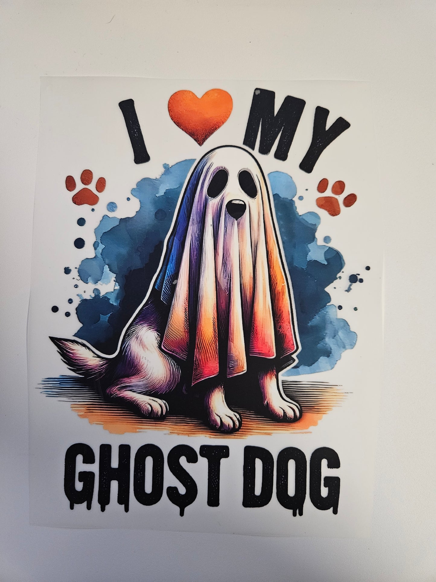DTF Apparel I love my Ghost Dog