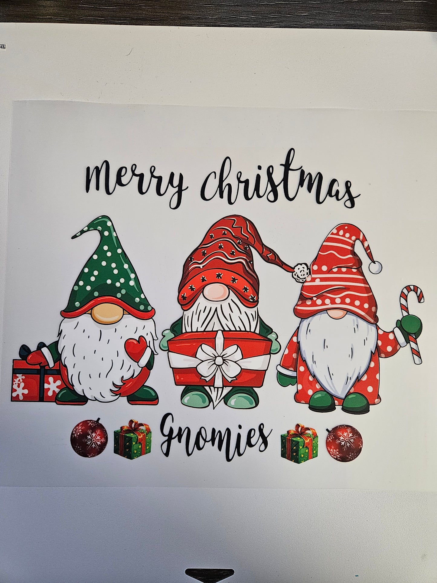 DTF Apparel Merry Christmas Gnomes