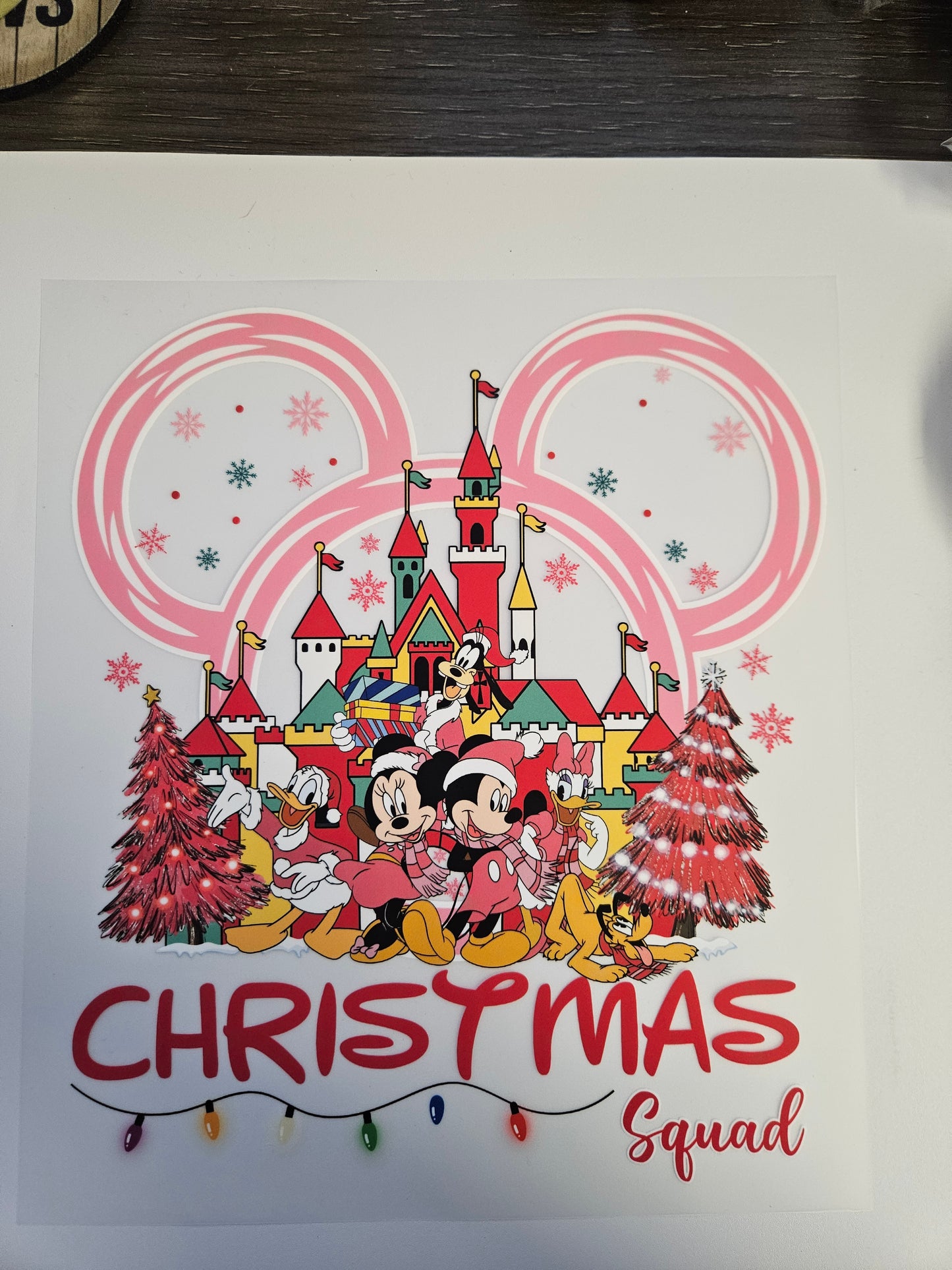 DTF Apparel Christmas Squad Characters