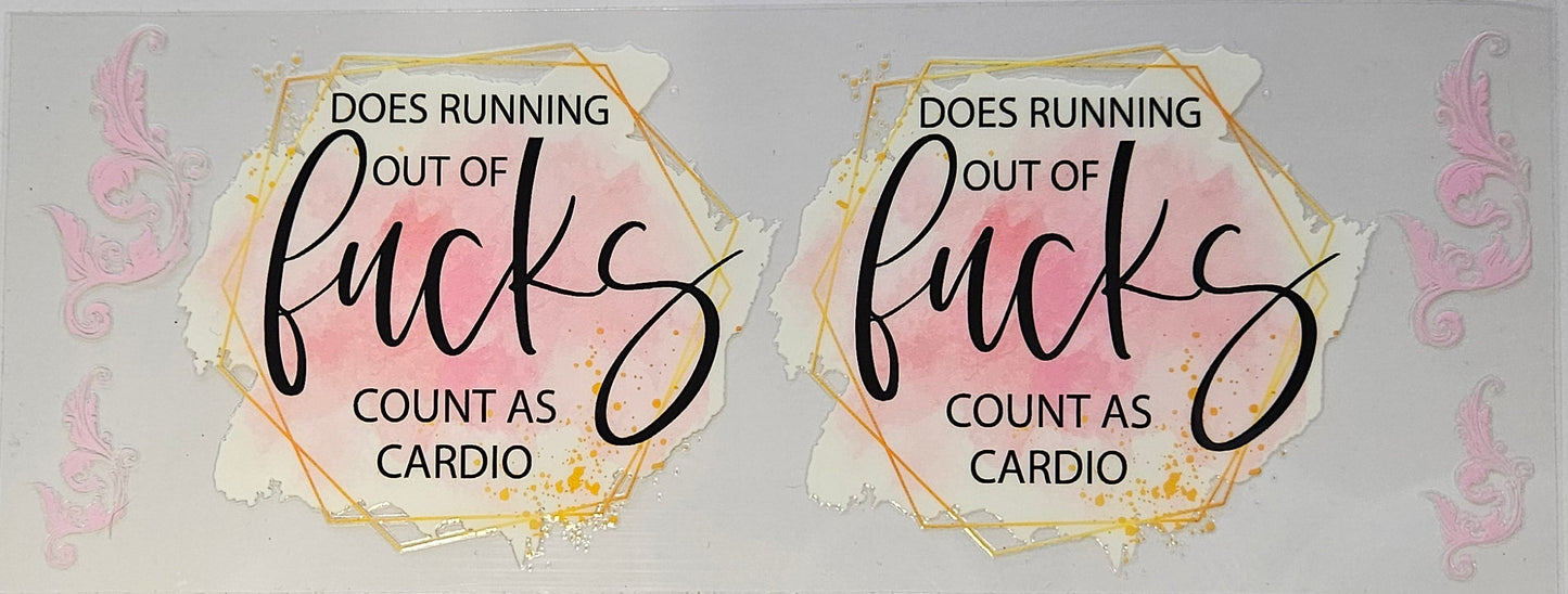 16 oz Wrap Does running out of Fucks count as cardio?