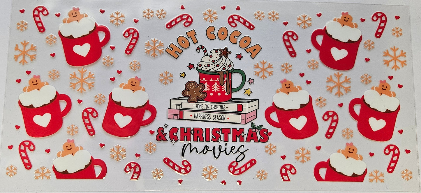 16 oz Wrap Hot Coco and Christmas Movies