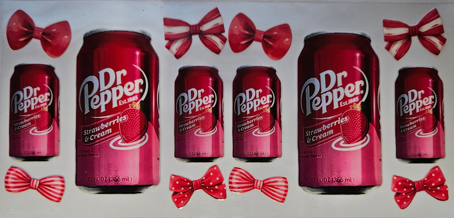 16 oz Wrap Dr Pepper Strawberry & Cream