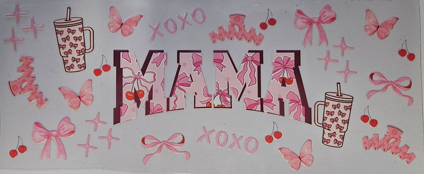 16 oz Wrap MAMA Tumbler and Claw Clip