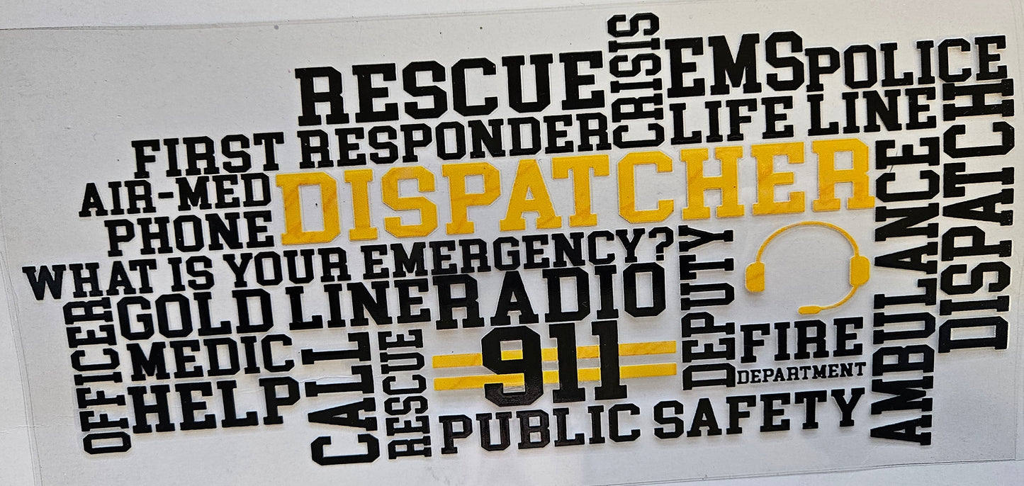 16 oz Wrap Dispatchers 911