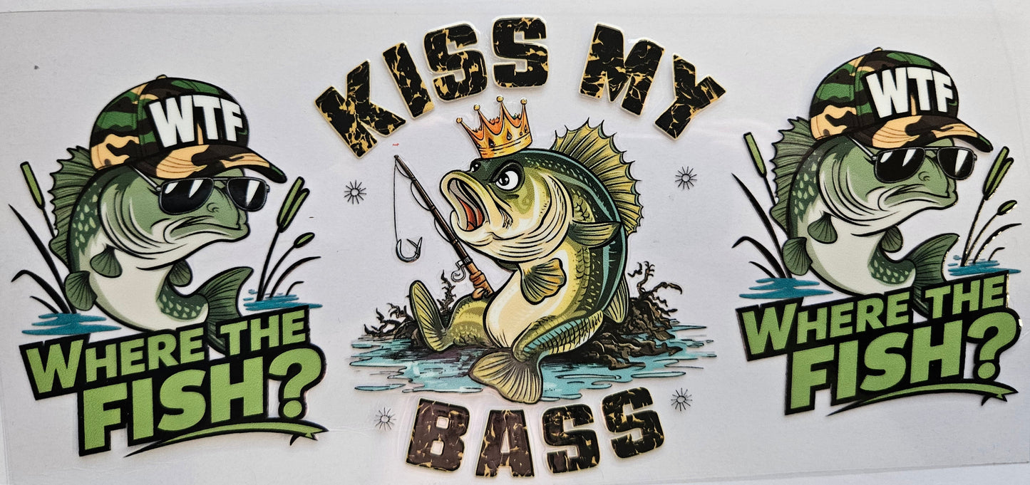 16 oz Wrap Kiss My Bass