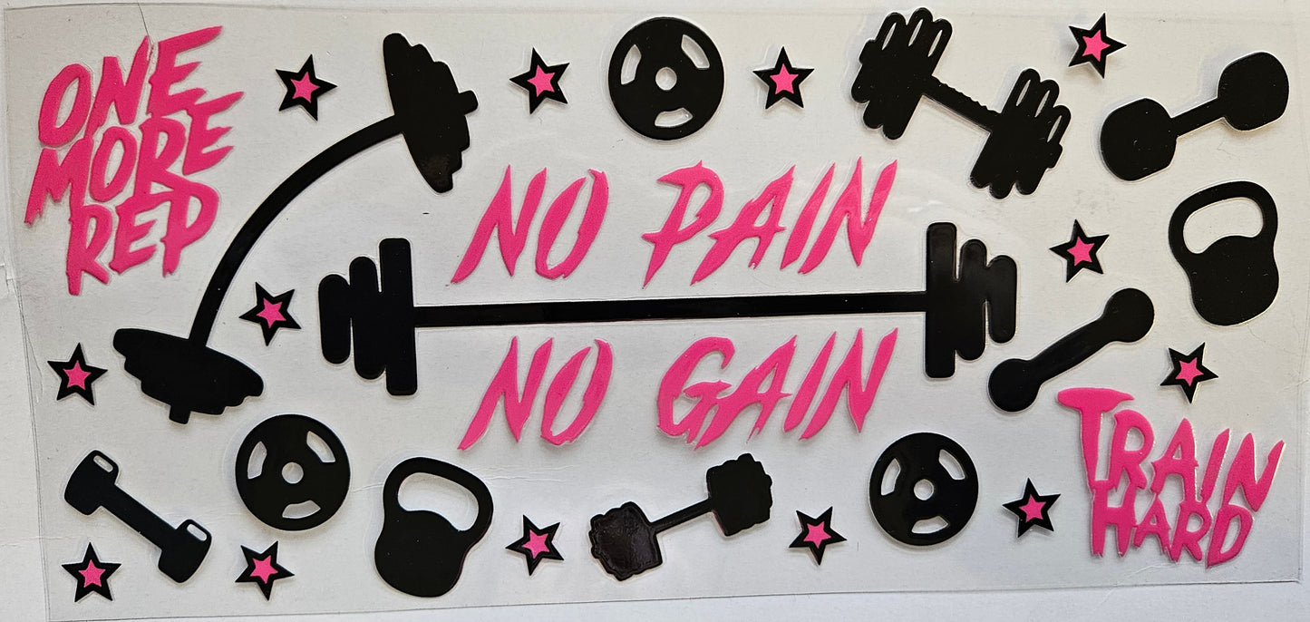 16 oz Wrap No Pain No Gain