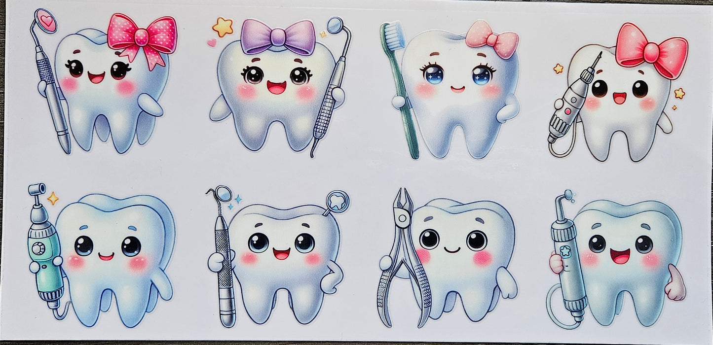 16 oz Wrap Dental Teeth