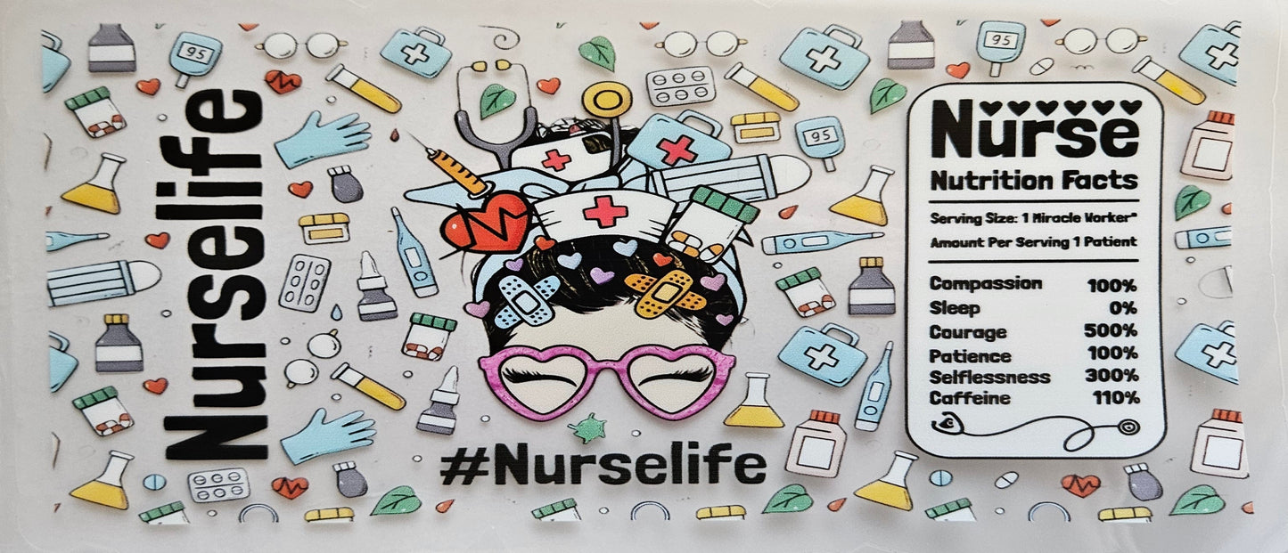 16 oz Wrap Nurse Life