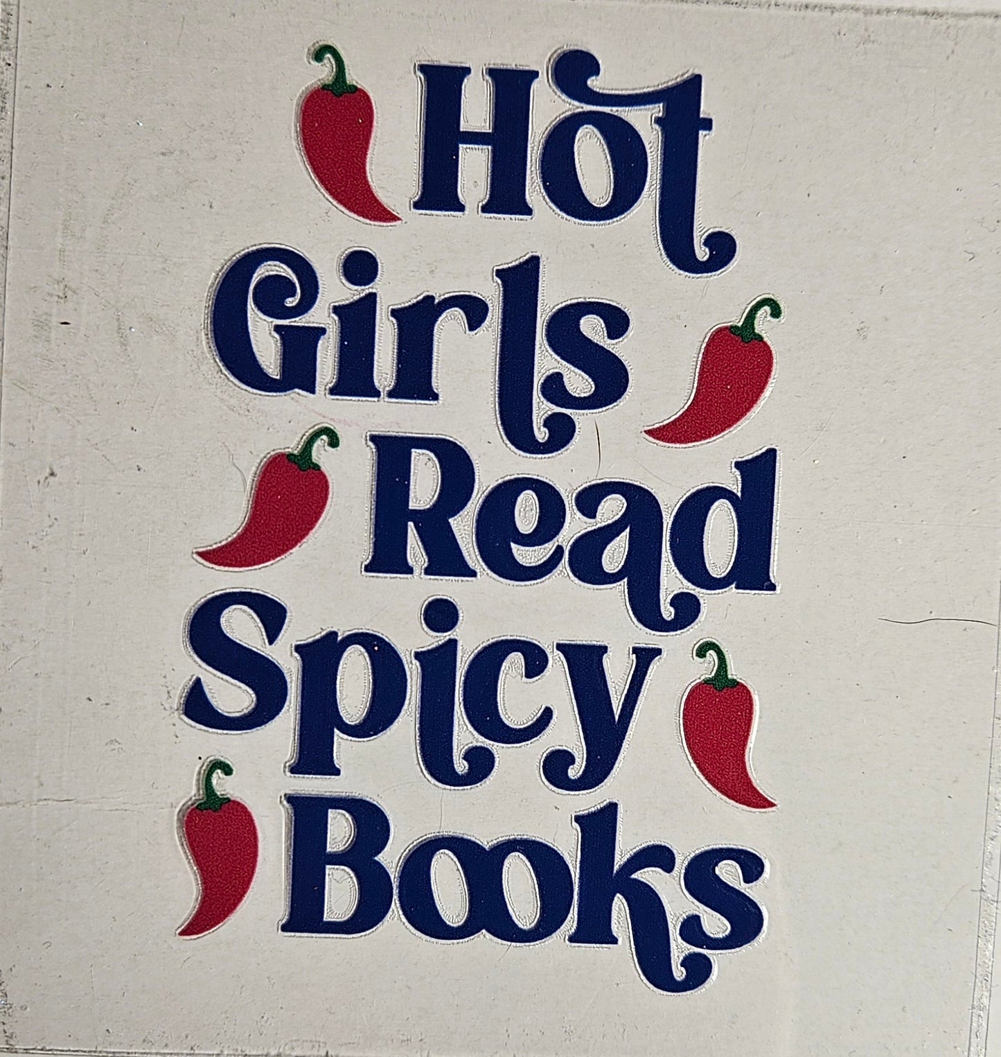 Decal Hot Girl Read Spicy Books