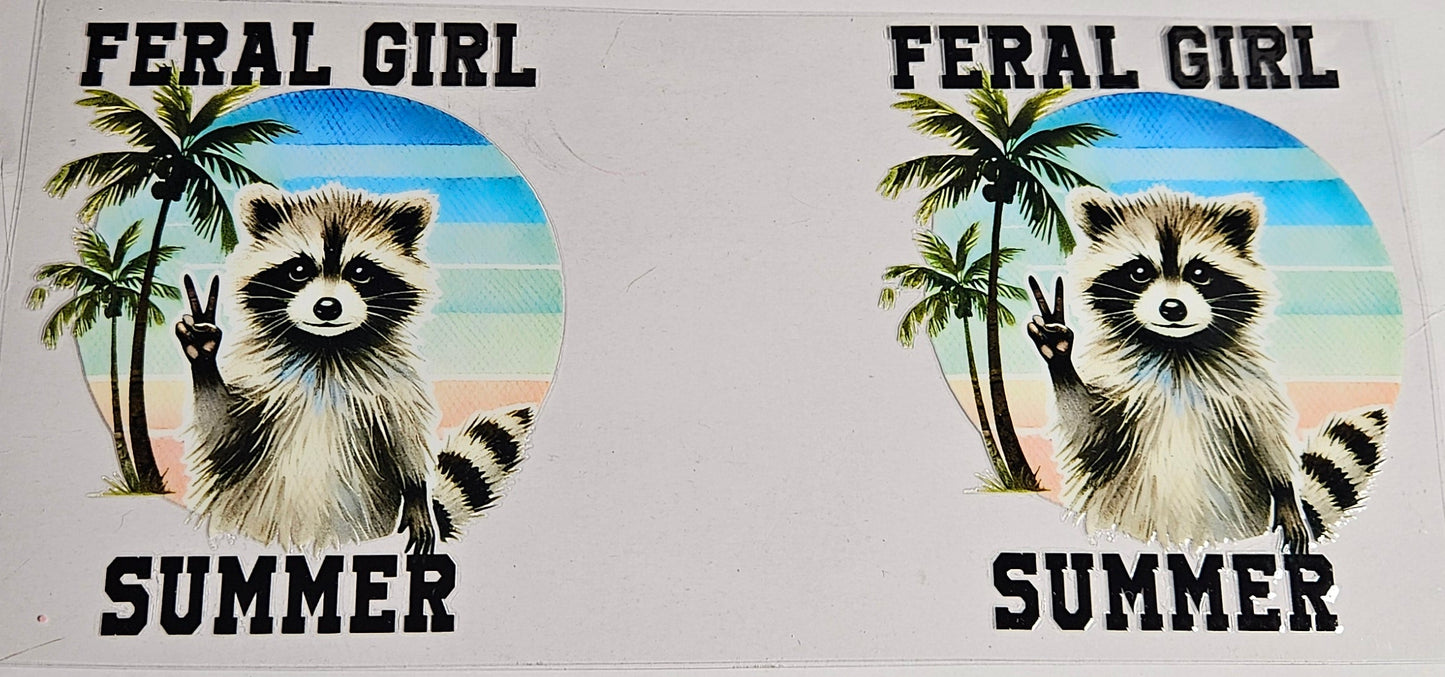 16 oz Wrap Feral Girl Summer