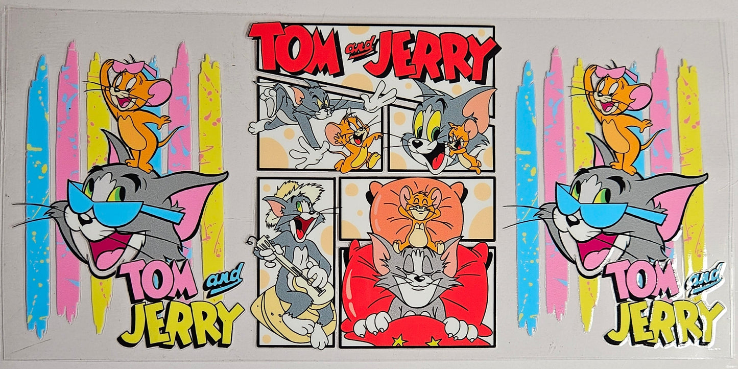 16 oz Wrap Tom and Gerry