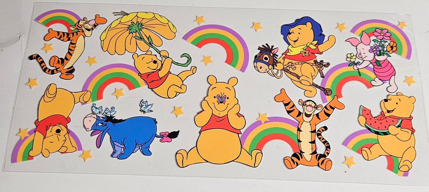 16 oz Wrap Winnie the Pooh Rainbow