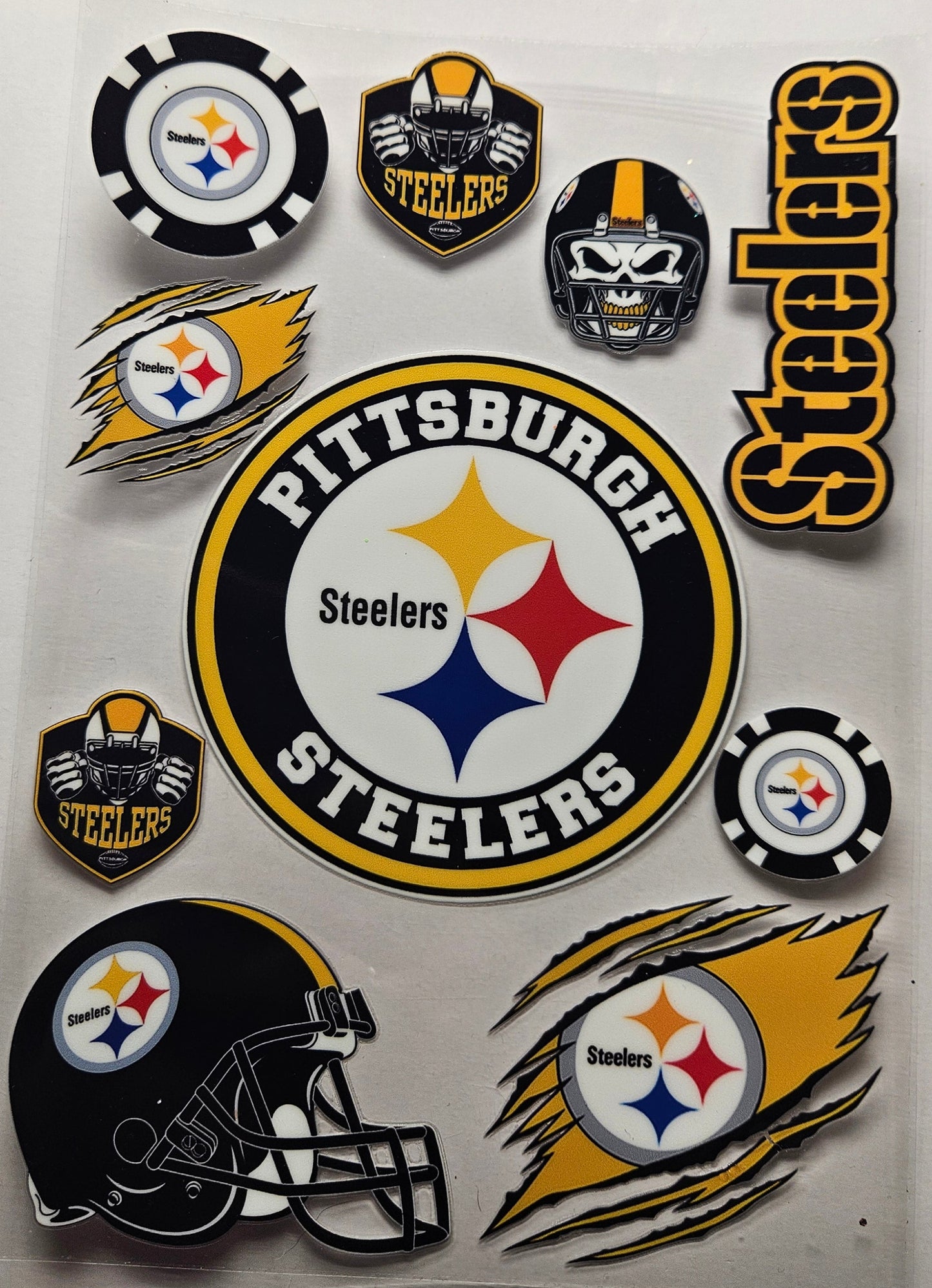 16/20 oz Decal Sheet Pittsburgh Football