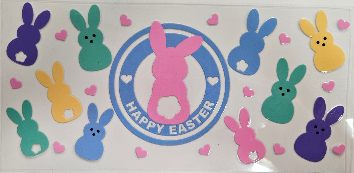 16/20 oz Wrap Happy Easter Peeps