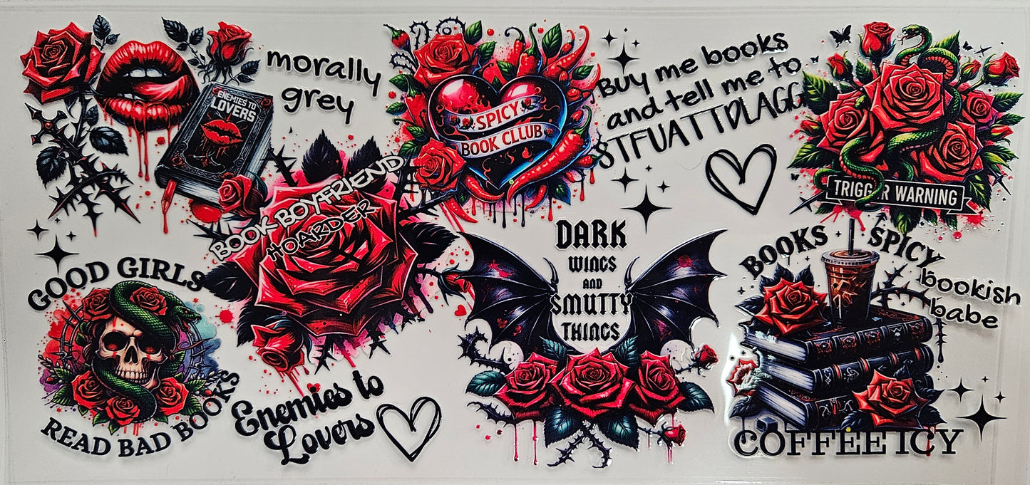 16/20 oz Wrap Dark Wings and Smutty Things