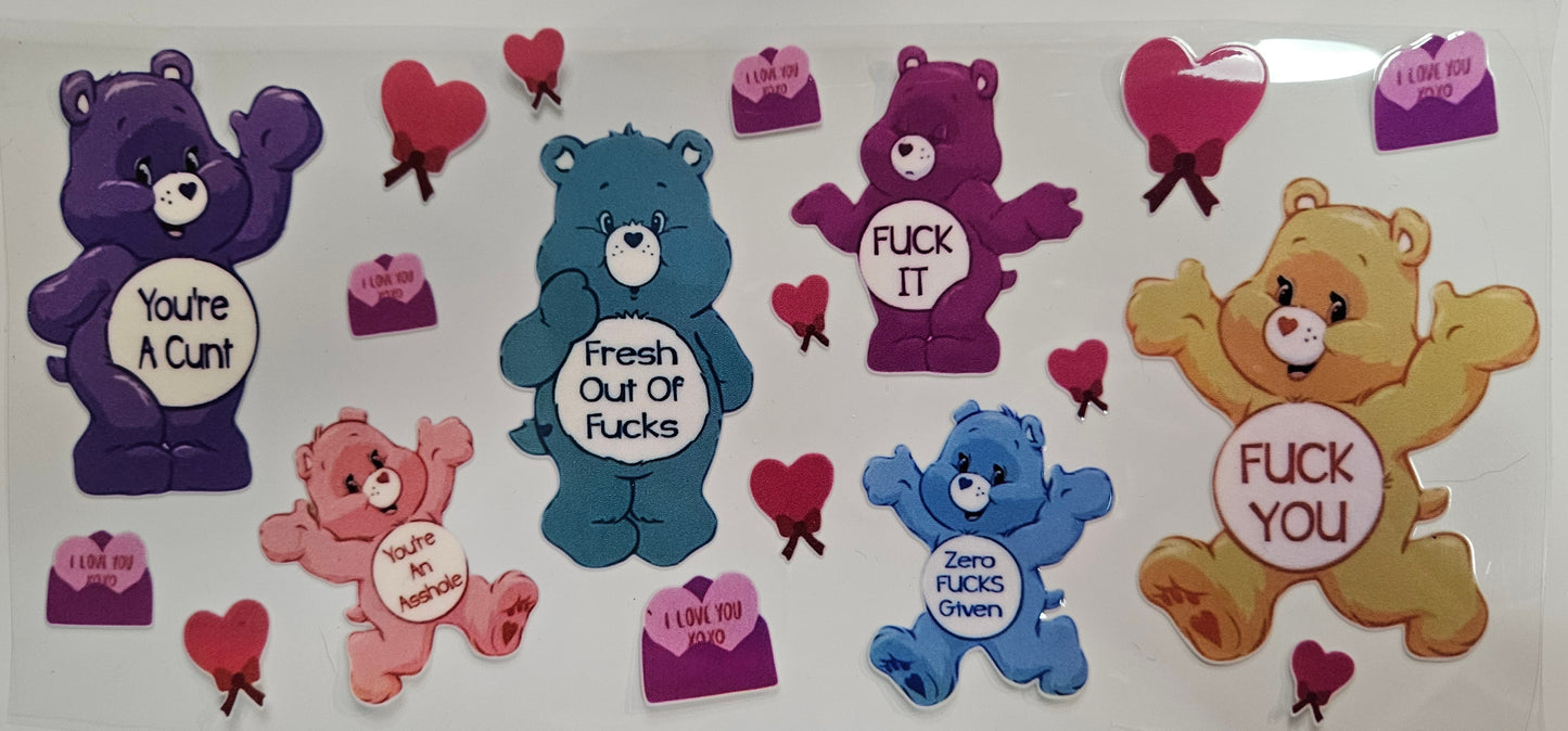 16/20 oz Wrap Swear bears