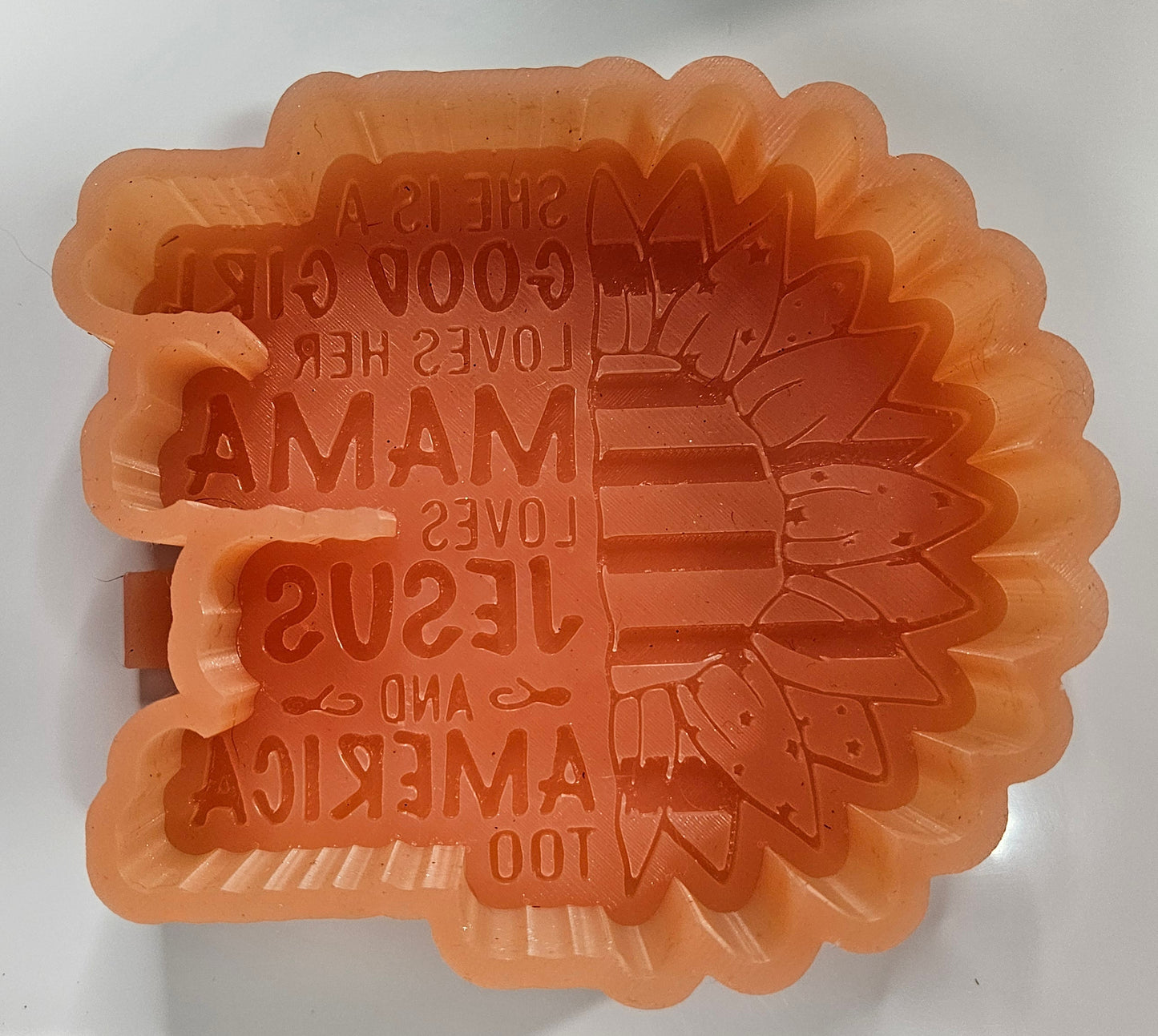 Mold She is a Good Girl W/ Sunflower