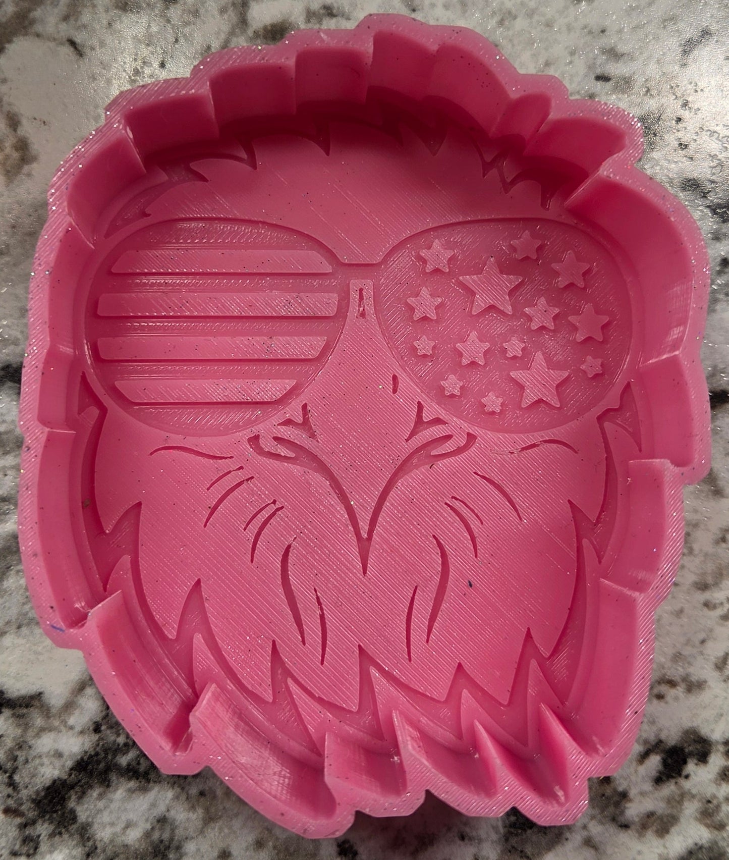 Mold Eagle Wearing America Glasses
