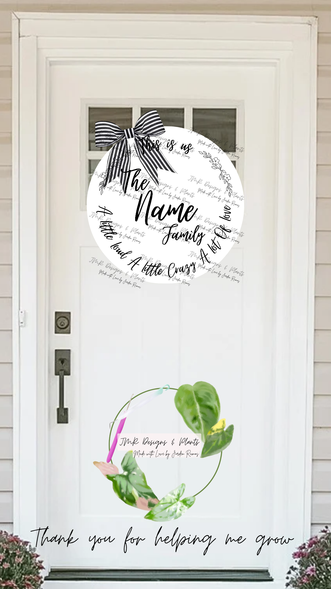 12"/14" Circle Welcome Sign Design This is us, Family Name