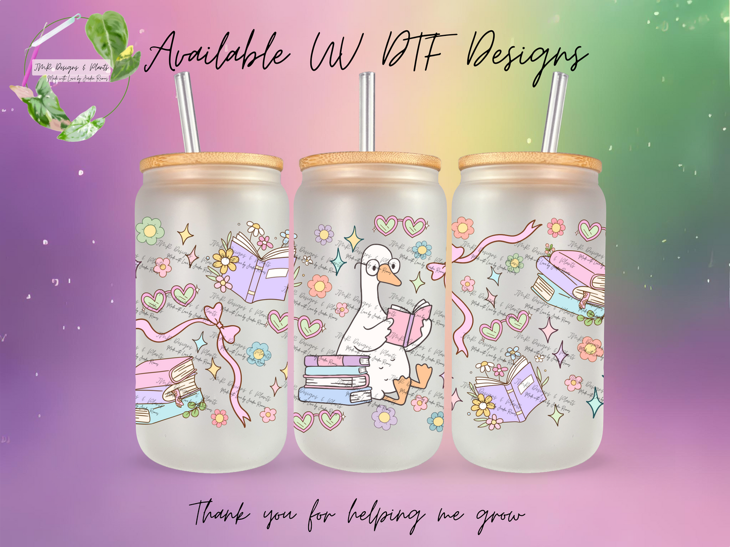 16/20 oz Wrap Goosy Reading