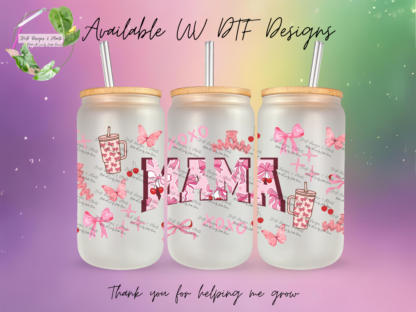 16/20 oz Wrap Mama W/ Tumbler and Claw Clips