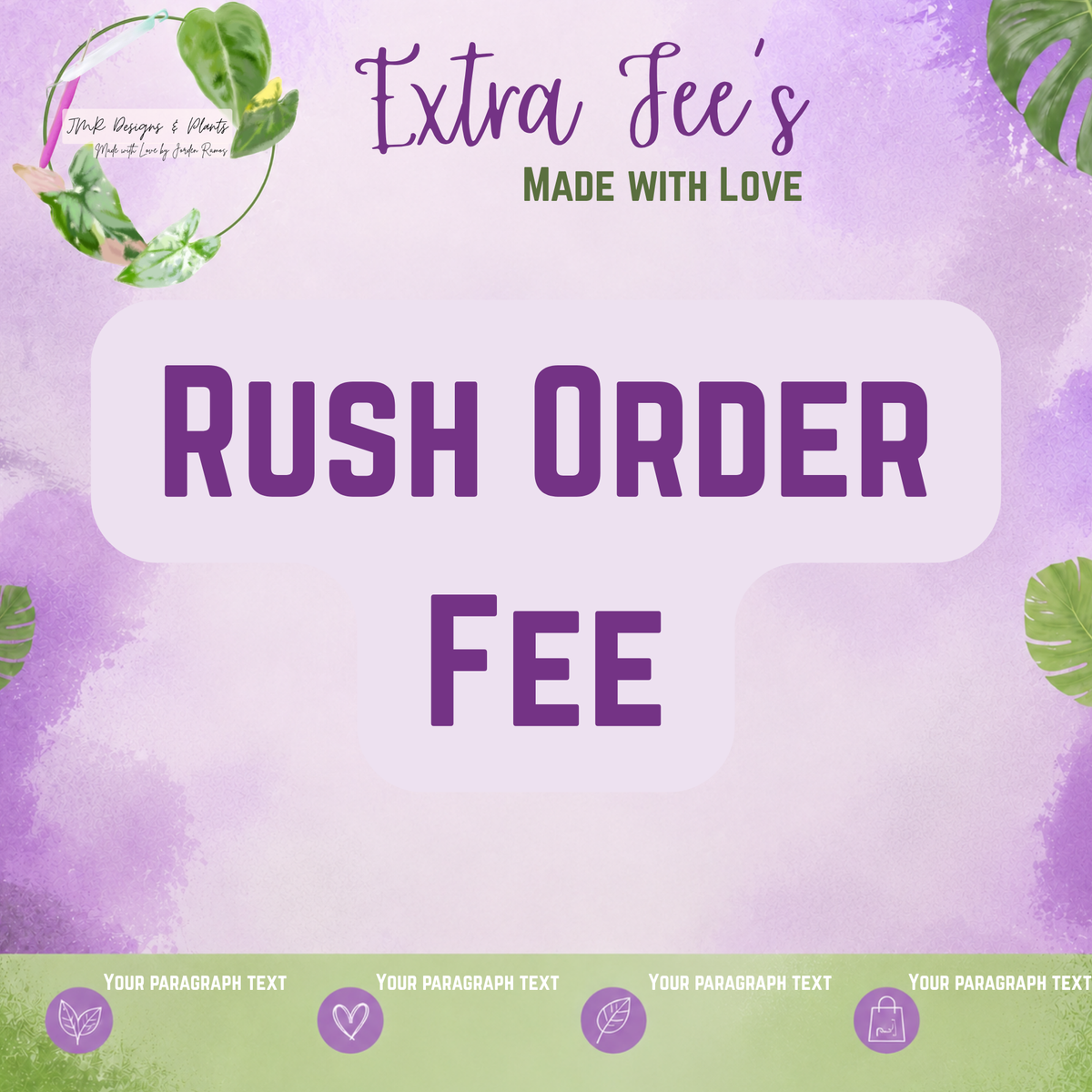 Rush Order Fee
