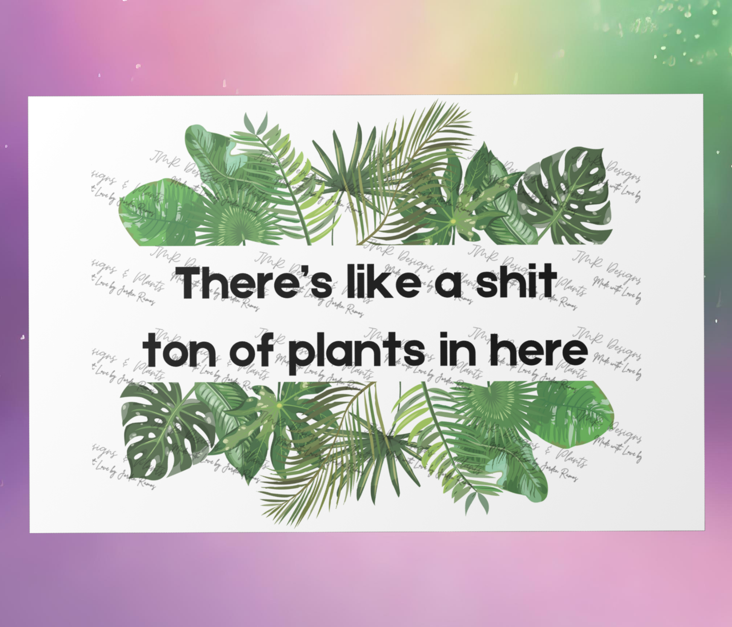 10"X8"/12"X8" Wall Decor There's like a shit ton of plants in here