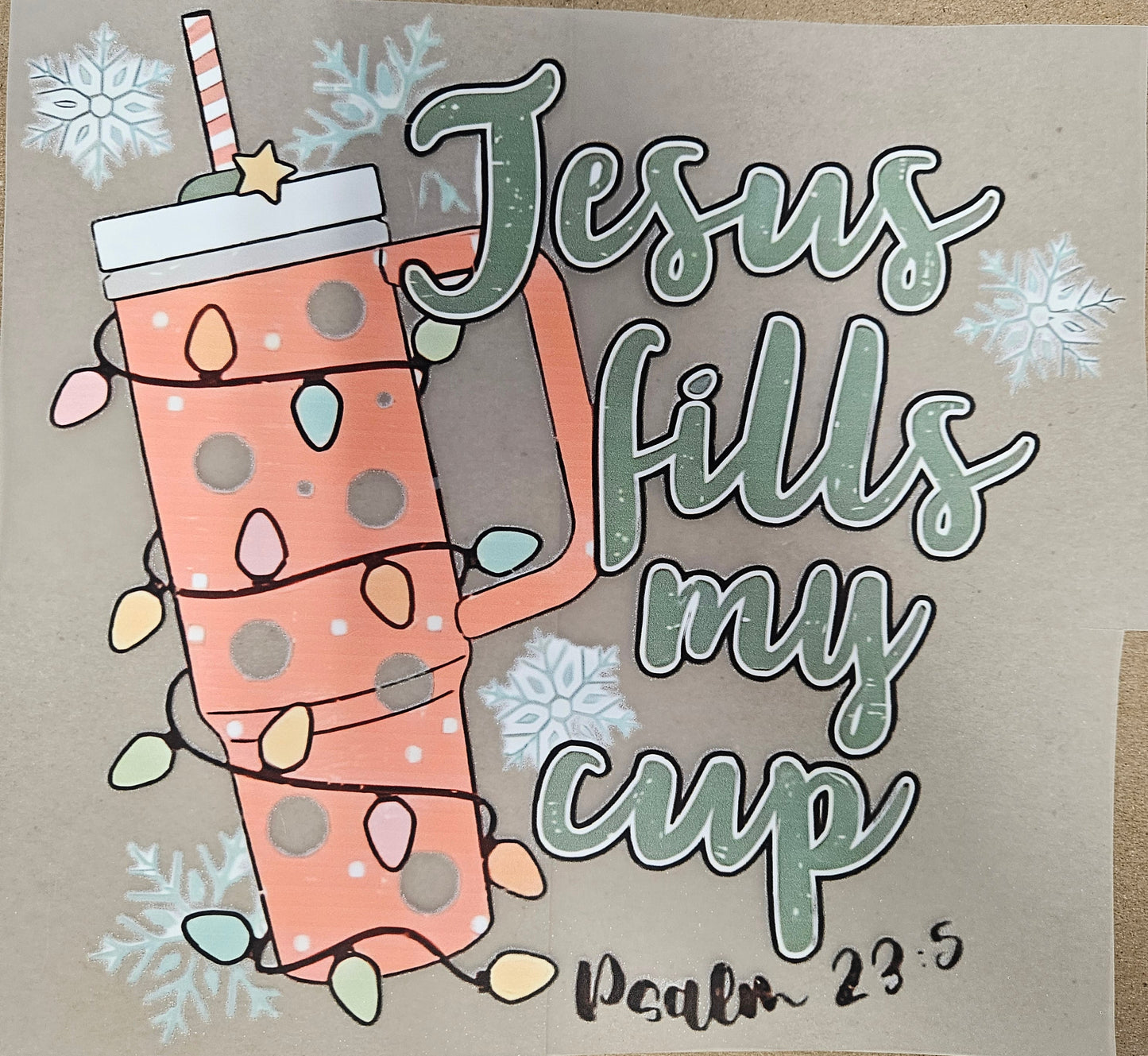 DTF Apparel Jesus fills my cup
