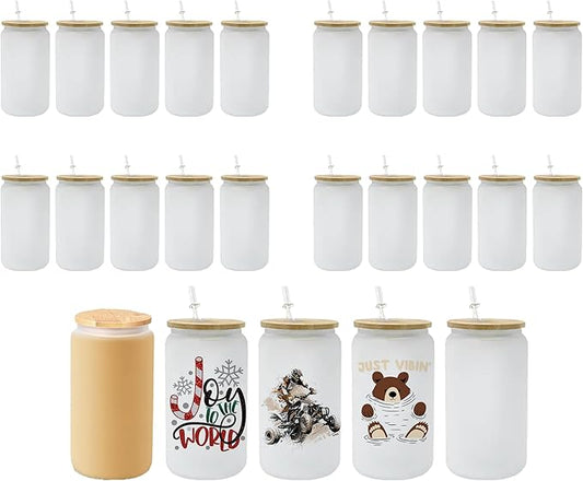 16 oz Frosted Libby Glass Tumbler