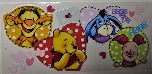 16 oz Wrap Honey Bear Character W/ Hearts