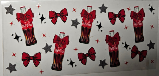 16 oz Wrap Red Drink W/ Bows
