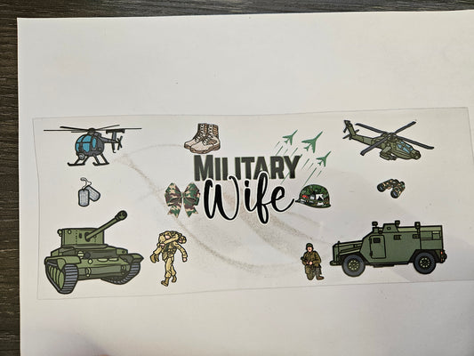 16 oz Wrap Military Wife