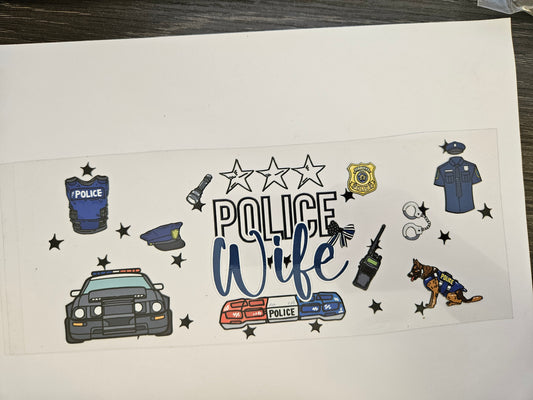 16 oz Wrap Police Wife