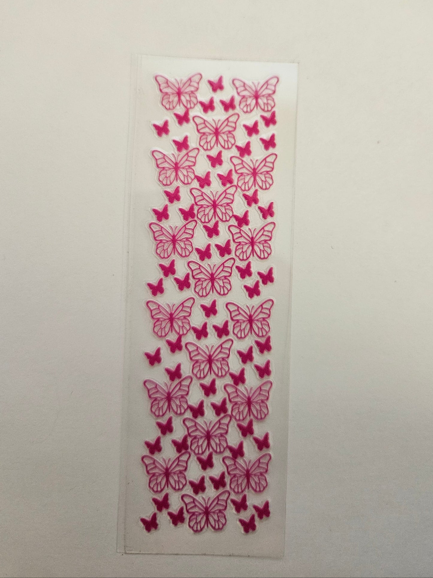Pen/Bookmark Wrap Pink Butterflies