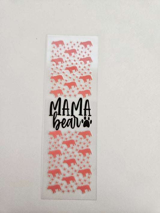 Pen/Bookmark Wrap Pink Mama Bear