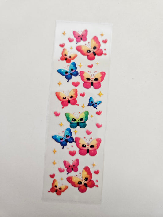 Pen/Bookmark Wrap Colorful Butterflies