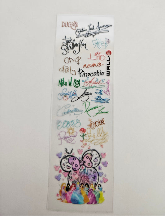 Pen/Bookmark Wrap Princess Character